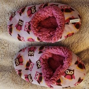 Snoozie SZ6 Pink Owl Slippers